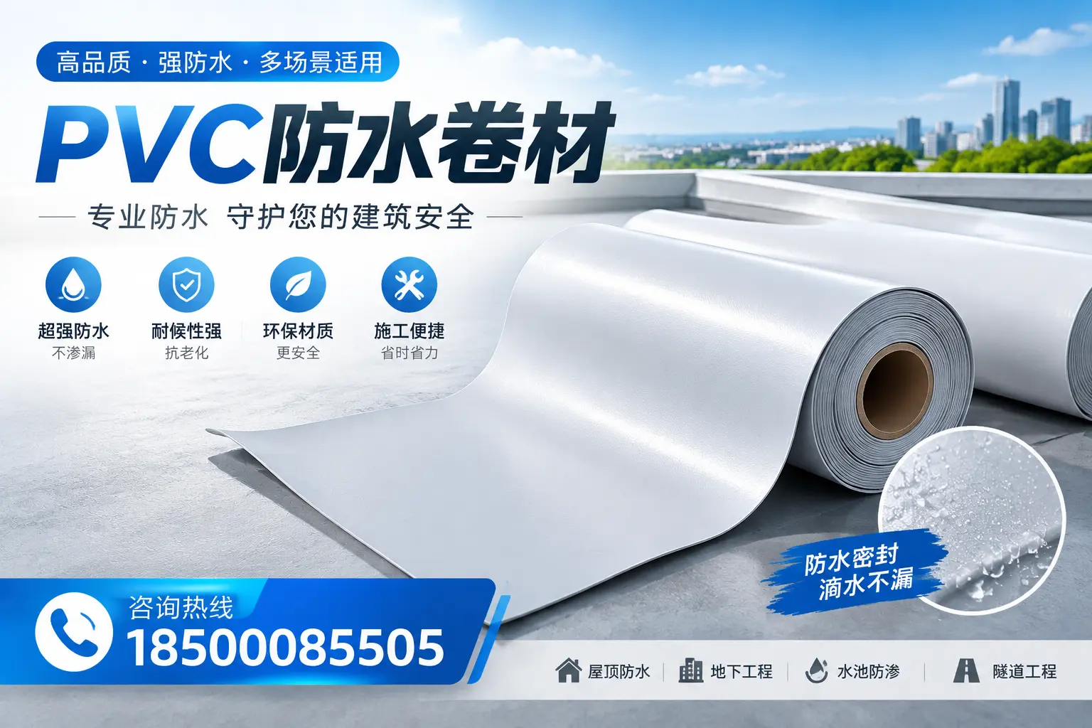 PVC防水卷材的市场竞争分析，泉州品牌选择参考